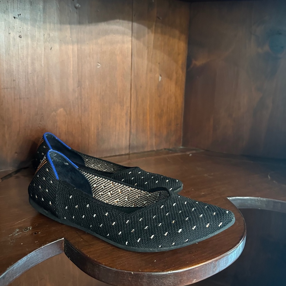 Rothy's Polka Dot Point Flats